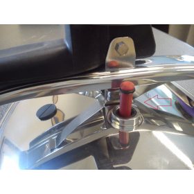 Kukta biztonsági zár (piros dugattyú)