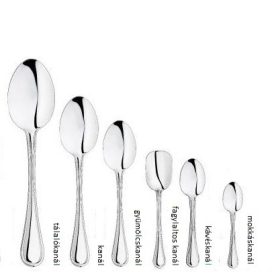 Rugiada   előételes,desszert  kanál 17 cm