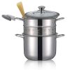 Prémium inox tésztafőző fazék, kiemelhető betéttel 20 cm