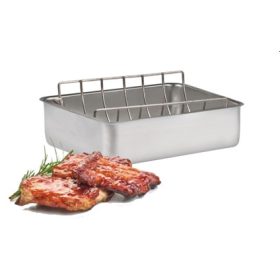 Magas tepsi  BBQ ráccsal