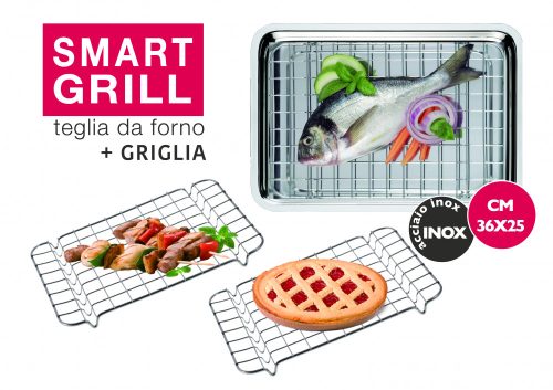 Smart alacsony tepsi ráccsal