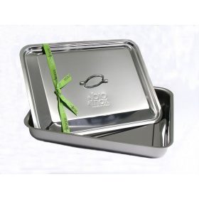 Bio Inox Tepsi Fedővel 35 cm
