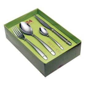   6 személyes, 24 db-os rozsdamentes evőeszközkészlet Ottocento