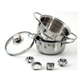 Cukrász lábas, krém és csokifőző edény, bain-marie