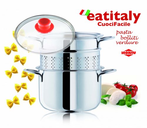 Eat Italy rozsdamentes tésztafőző fazék 20 cm 4 l